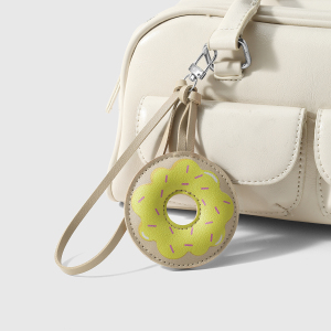 Porte-Clés En Cuir Pour Femme, Motif Donut, Collection Daily Twist De La Série Simple h5 Image7