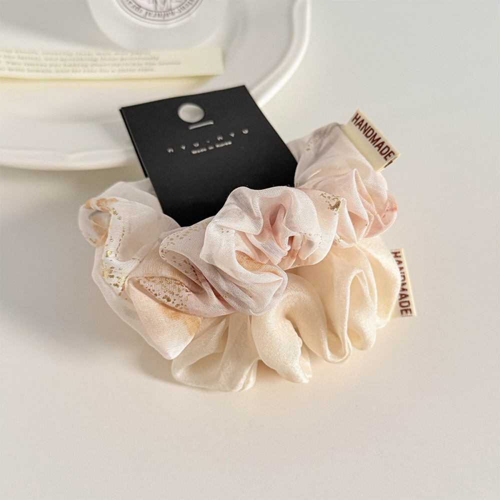 Chouchous En Tissu Uni Couleur De La Série Simple Daily 