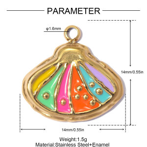 Pendentifs Simples Et Mignons En Forme D'Étoile De Mer, En Acier Inoxydable Étanche, Couleur Or, Pour Femmes. h5