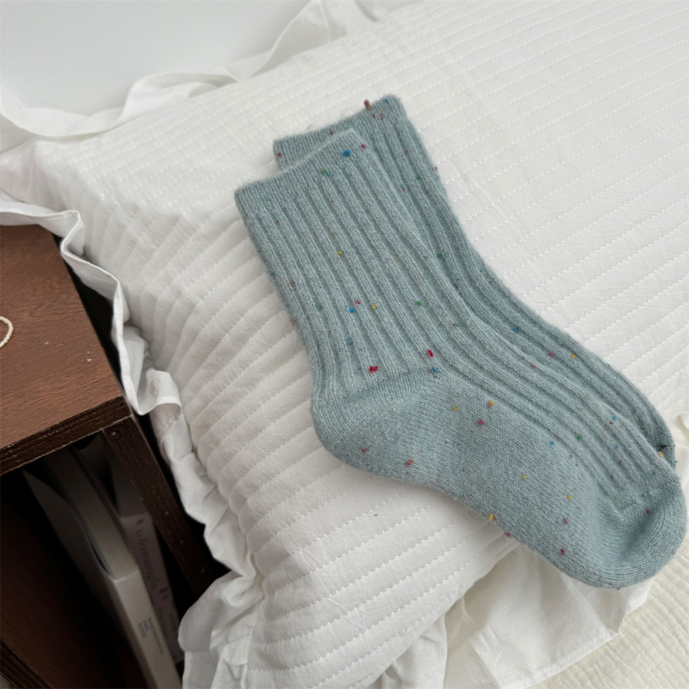 Chaussettes Mi-Mollet À Pois Basiques Slight Bounce 