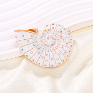 Broches En Alliage De Coquillages Et Strass, Style Océan, Collection Simple h5 Image2