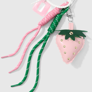Breloques En Cuir En Forme De Cœur, Fraise Et Rivet, Collection Simple Series h5 Image4