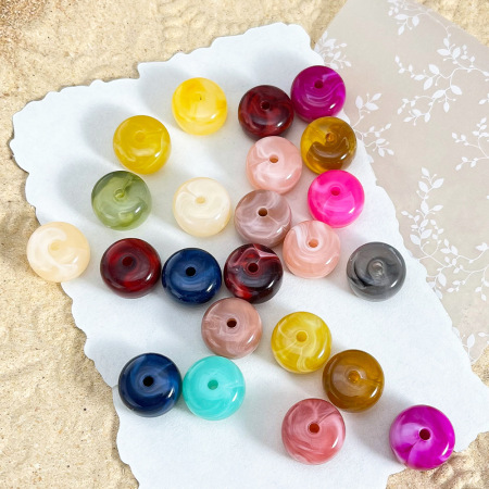 1 pièce de perles acryliques à dégradé de couleurs 2