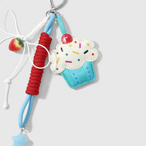 Porte-Clés En Cuir Pour Femmes, Motif Dessin Animé Quotidien, Série Simple h5 Image6