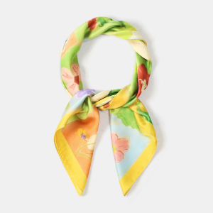 Écharpes D'Été En Polyester Multicolores À Fleurs Douces, Collection Romantique h5 Image3