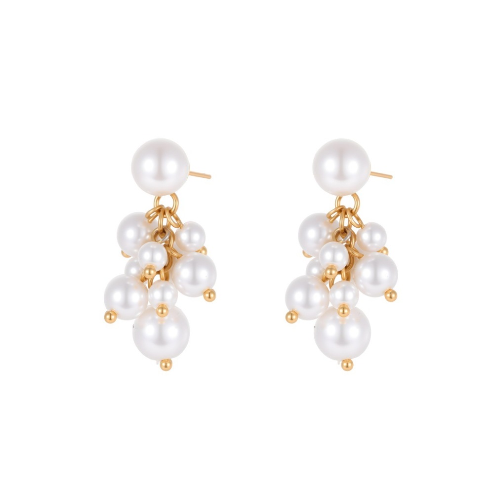 Boucles D'Oreilles Pendantes Pour Femmes, Forme Irrégulière, En Acier Inoxydable, Étanches, De La Collection Simple Series Daily Image5