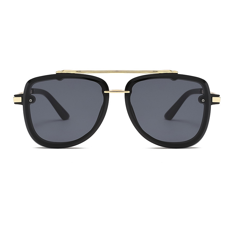 Lunettes De Soleil Simple Series Daily Solid Color À Imprimé Léopard Dégradé h5Image3