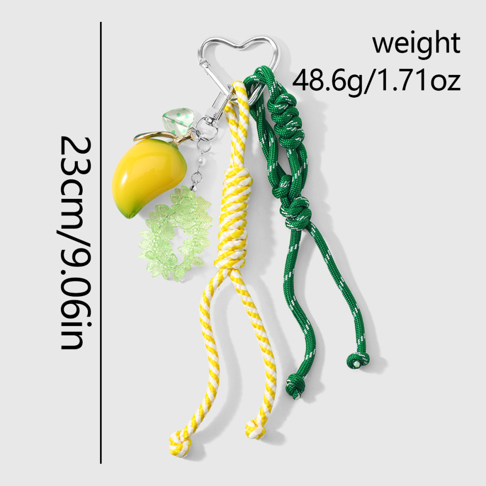 Breloques De Sac En Alliage Simple Series Daily Heart Fruit Leaf h5Image2