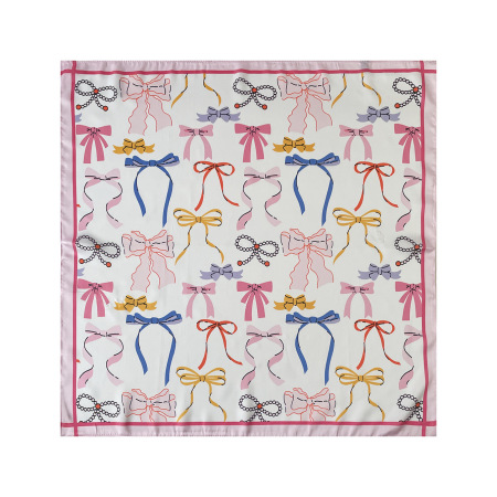 Écharpes d'été pour femmes en polyester avec nœud papillon, collection romantique 2