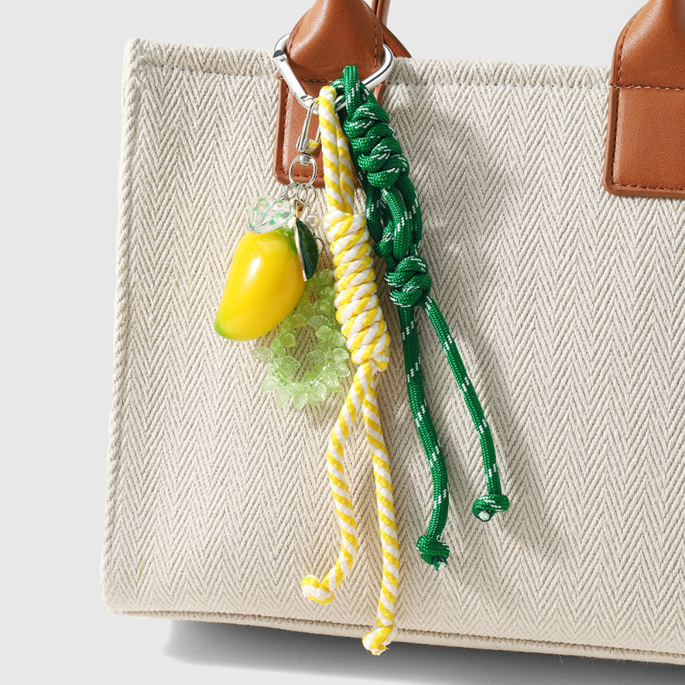 Breloques De Sac En Alliage Simple Series Daily Heart Fruit Leaf h5Image5