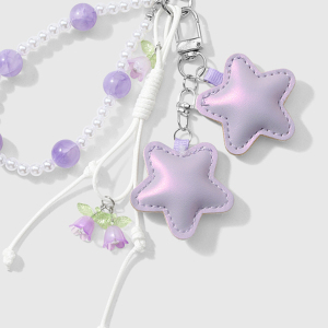 Collection Simple - Perles Fleurs Douces - Breloques En Cuir Étoile h5 Image5