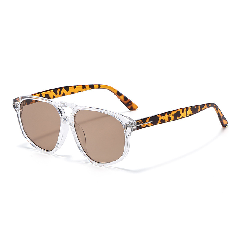 Lunettes De Soleil Unisexes Simple Series Retro, Couleur Unie Dégradée Image3