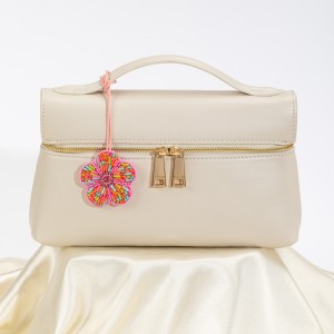 Collection Ethnique - Perles De Fleurs Pour Les Vacances - Breloques En Tissu Pour Sacs h5 Image2