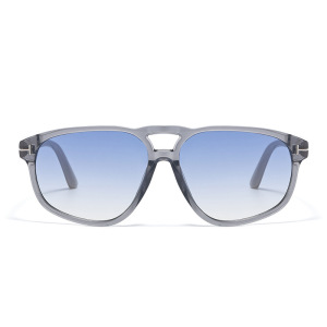 Lunettes De Soleil Unisexes Simple Series Retro, Couleur Unie Dégradée h5 Image4