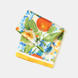 Écharpes D'Été En Polyester À Motif De Feuilles De Fruits Naturelles, Collection Simple Series h5 Image4