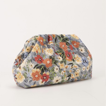 Sac carré pour femme en tissu imprimé floral style soirée 2