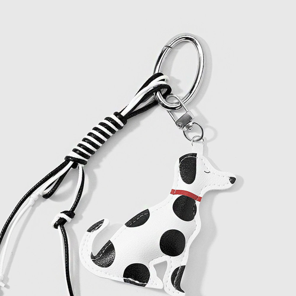 Breloques En Cuir Pour Sac, Collection Simple Series Cute Puppy Twist Cartoon Star Image5
