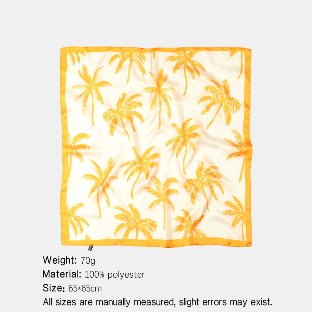 Écharpes D'Été En Polyester Uni, Style Océanique, Collection Simple, Pour Les Vacances Image2