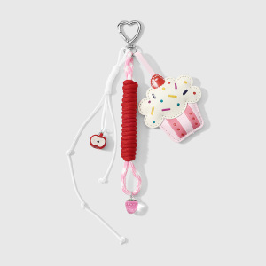 Porte-Clés En Cuir Pour Femmes, Motif Dessin Animé Quotidien, Série Simple h5 