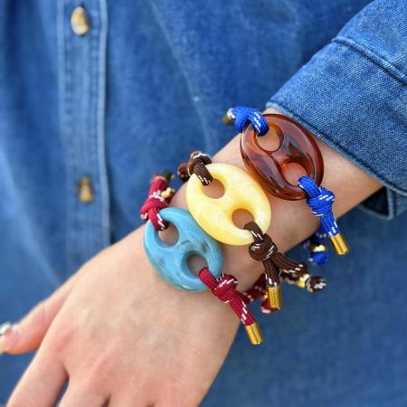 Bracelets à breloques pour femmes en corde de forme irrégulière 2