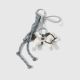 Un porte-clés poney blanc cassé Image2