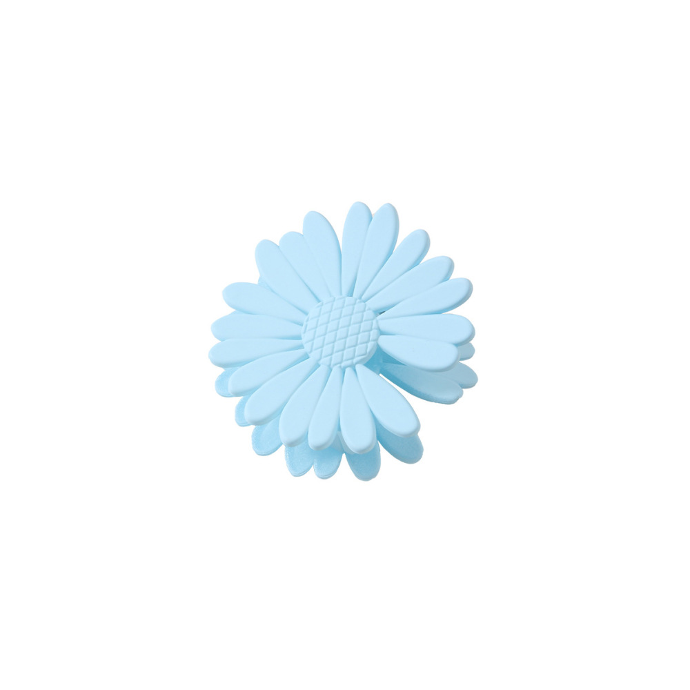 Pinces À Cheveux En Plastique Couleur Unie Sweet Flower De La Série Simple