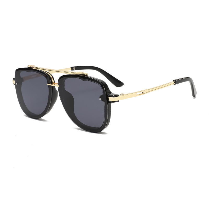 Lunettes De Soleil Simple Series Daily Solid Color À Imprimé Léopard Dégradé