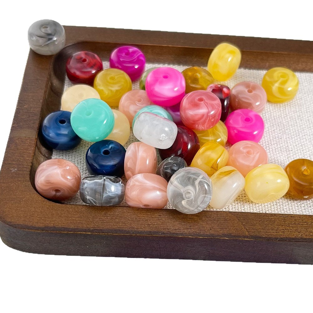 1 Pièce De Perles Acryliques À Dégradé De Couleurs Image5