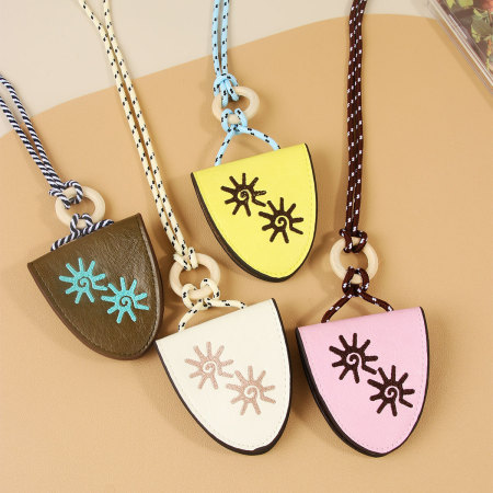 Collection ethnique Daily Sun - Breloques de sac en PU de couleurs assorties - Clips pour lunettes de soleil 2
