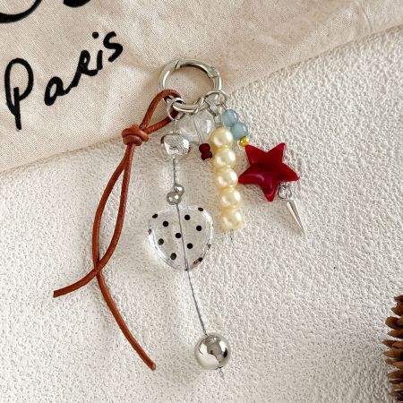Série Simple Daily Heart Twist Beads Star Plastic Bag Bretters 2