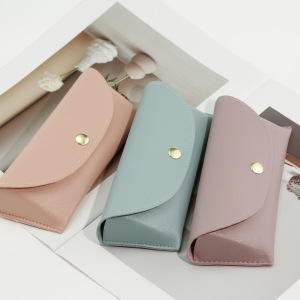 Sacs De Rangement Pour Lunettes De Soleil Simple Series Daily Couleur Unie En Pu h5 Image3