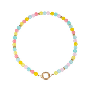 Colliers De Perles Pour Femmes De La Collection Simple Series Sweet Glaze Beads h5 Image5