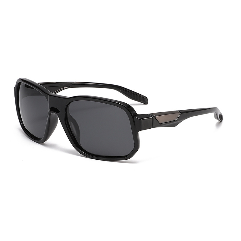 Lunettes De Soleil Femme Simple Series Sports À Dégradé De Couleurs Mixtes, Style Cyclisme h5Image2