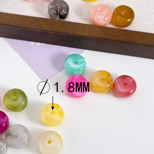 1 Pièce De Perles Acryliques À Dégradé De Couleurs h5 Image4