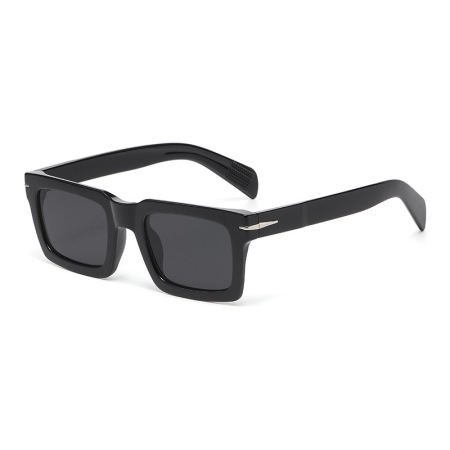 Lunettes de soleil unisexes Simple Series Daily Solid Color à imprimé léopard