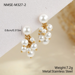 Boucles D'Oreilles Pendantes Pour Femmes, Forme Irrégulière, En Acier Inoxydable, Étanches, De La Collection Simple Series Daily h5