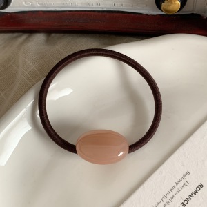 Élastiques À Cheveux En Acétate De Forme Géométrique, Couleur Unie, Collection Simple Series h5 