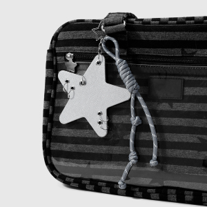 Breloques De Sac En Cuir À Rivets En Forme De Croix Rétro, Série Simple h5 Image6