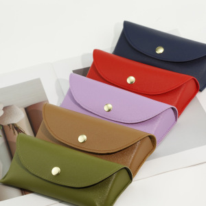 Sacs De Rangement Pour Lunettes De Soleil Simple Series Daily Couleur Unie En Pu h5 Image4