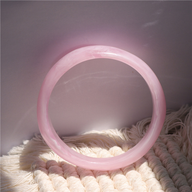 Bracelets Pour Femmes En Acrylique, Forme Irrégulière Rétro, Couleur Dégradée, Collection Simple Image4