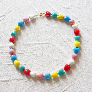 Colliers De Perles Pour Femmes Sweet Heart Ceramics h5 Image4