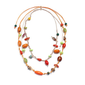Colliers Tressés En Résine Vacation Beads Pour Femmes h5 Image2