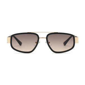 Lunettes De Soleil Élégantes De La Série Simple, Couleur Unie Dégradée h5 Image3