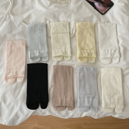 Chaussettes mi-mollet élégantes et unies à rebond élevé 2