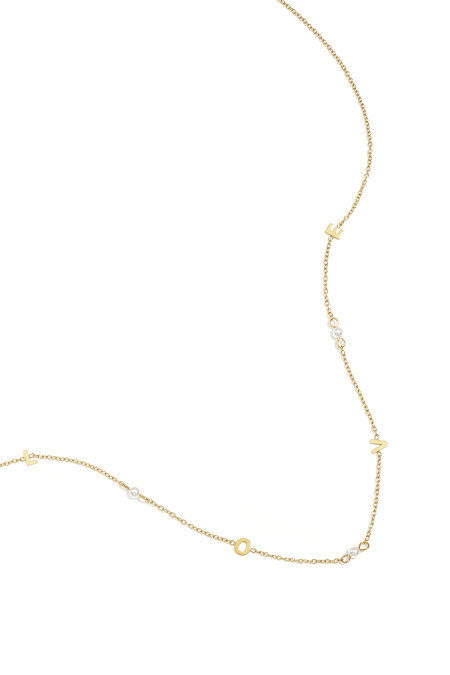 Collier d'amour avec perles