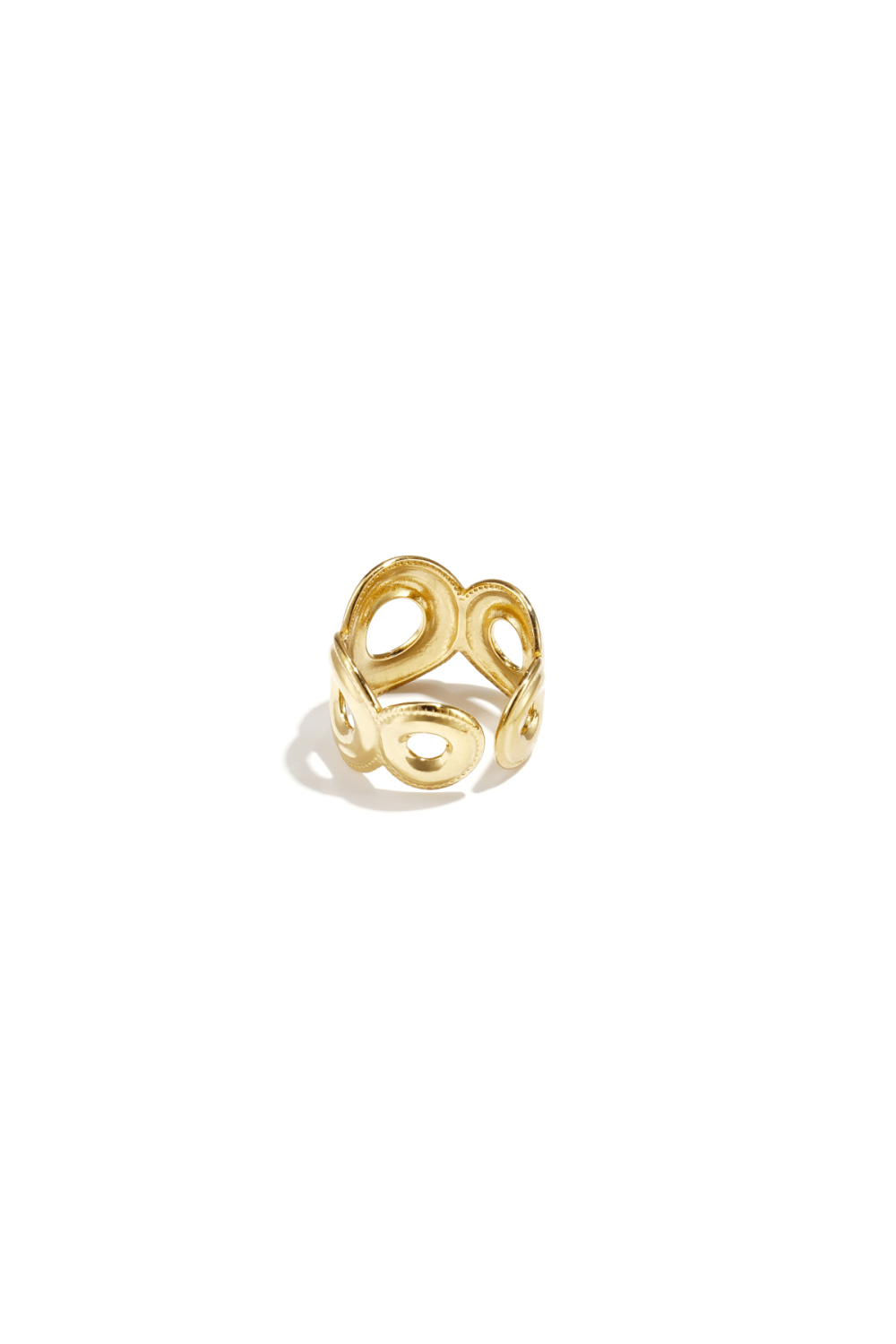 Bague Ajustable À Cercles Image2