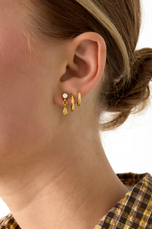 Boucles D'Oreilles Puces Avec Pendentif Pendant h5 Image2