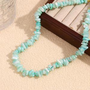 Colliers De Perles Simples En Pierres Naturelles Pour Femmes h5 Image3