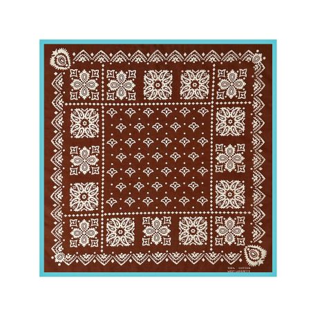 Écharpes d'été pour femmes en coton à motif cachemire multicolore rétro de la série classique