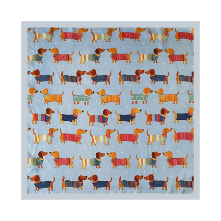 Écharpes d'été pour femmes en polyester avec motif de chien mignon
